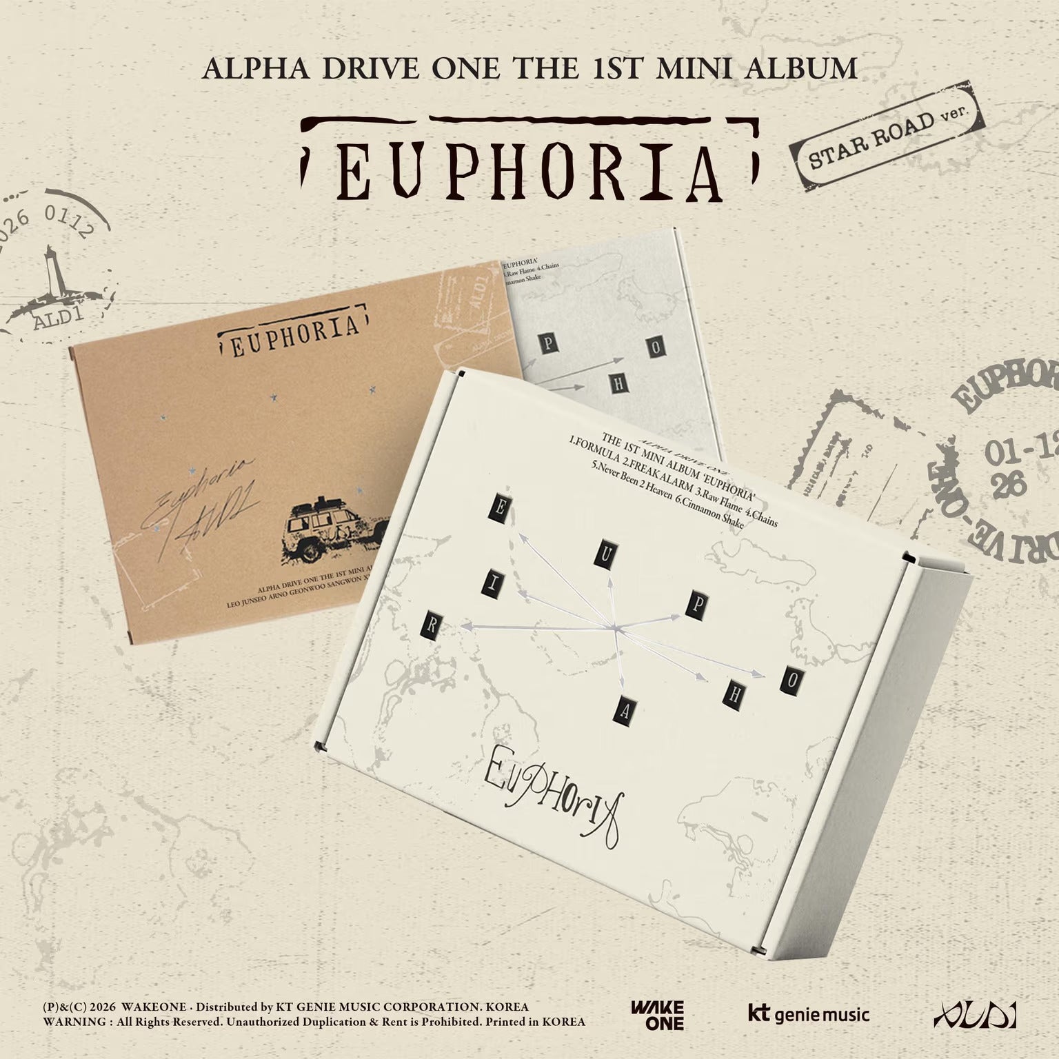 ALPHA DRIVE ONE 'EUPHORIA' (STAR ROAD ver.) – Copenhagen Kpop