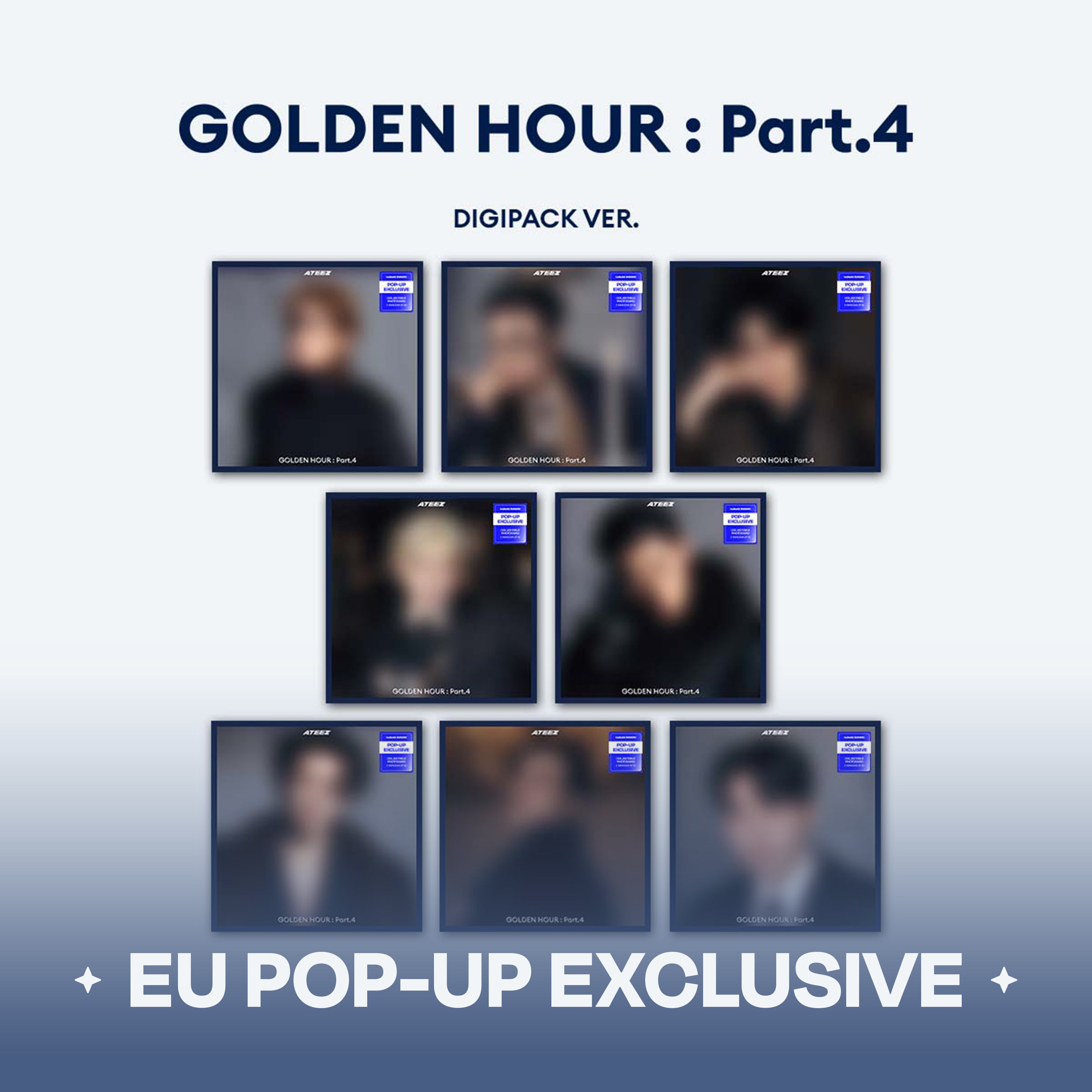 ATEEZ GOLDEN HOUR : Part.4 (Digipack) - Europe POP-UP Exclusive