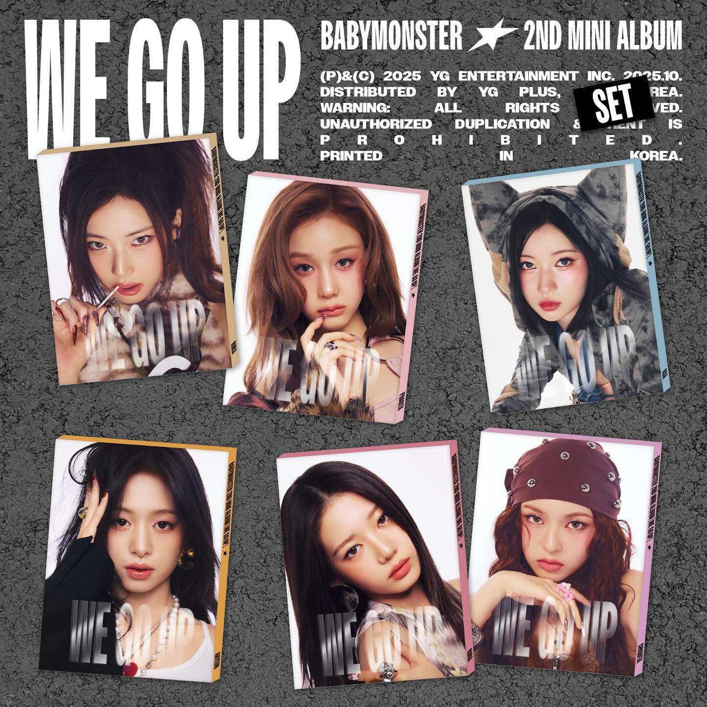 BABYMONSTER 'WE GO UP' PATTERN Ver.