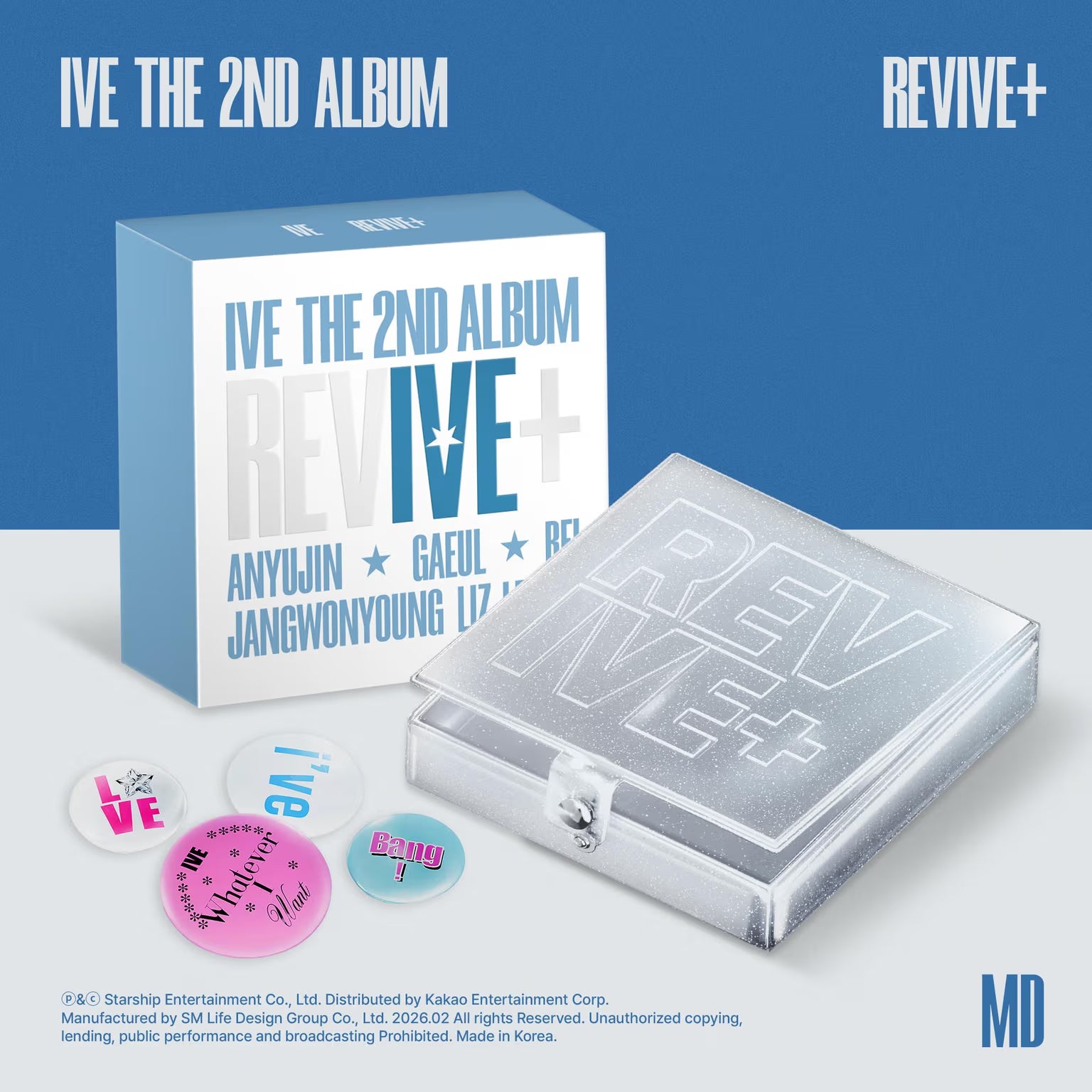 【oliveyoung】 ive REVIVE+ 6枚セット IVE REVIVE+ (MD ver.) – Copenhagen Kpop