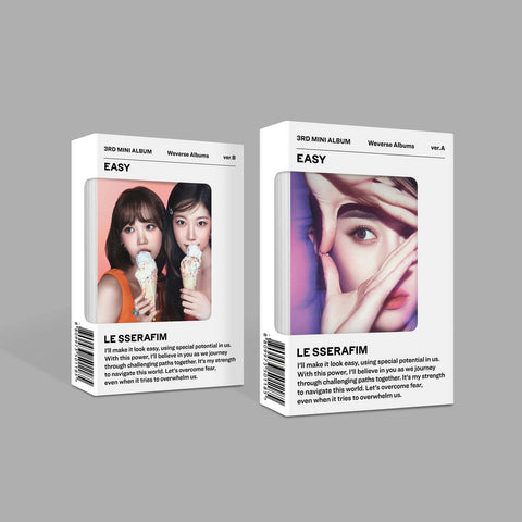 LE SSERAFIM EASY (Weverse Albums ver.)