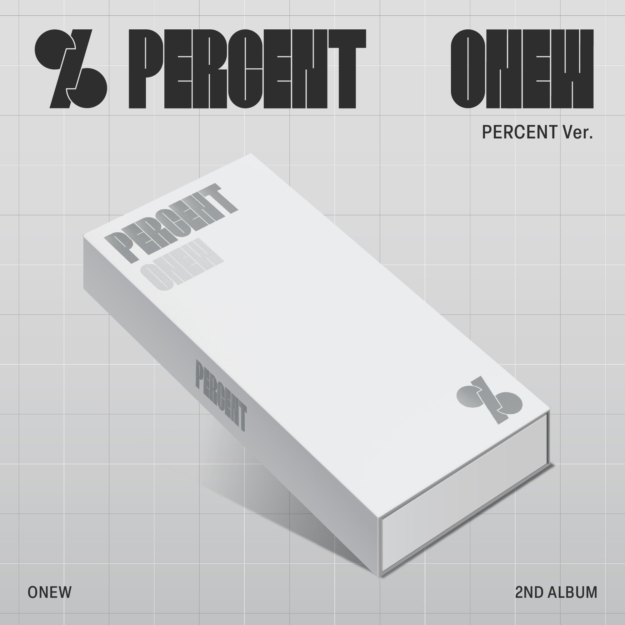ONEW 2ND ALBUM 'PERCENT' (PERCENT Ver.)