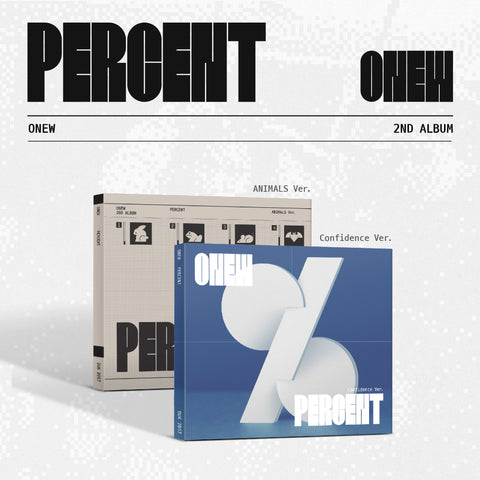 ONEW 2ND ALBUM 'PERCENT' (DIGIPACK Ver.)
