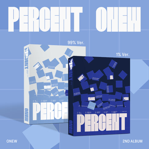 ONEW 2ND ALBUM 'PERCENT' (PHOTOBOOK Ver.)