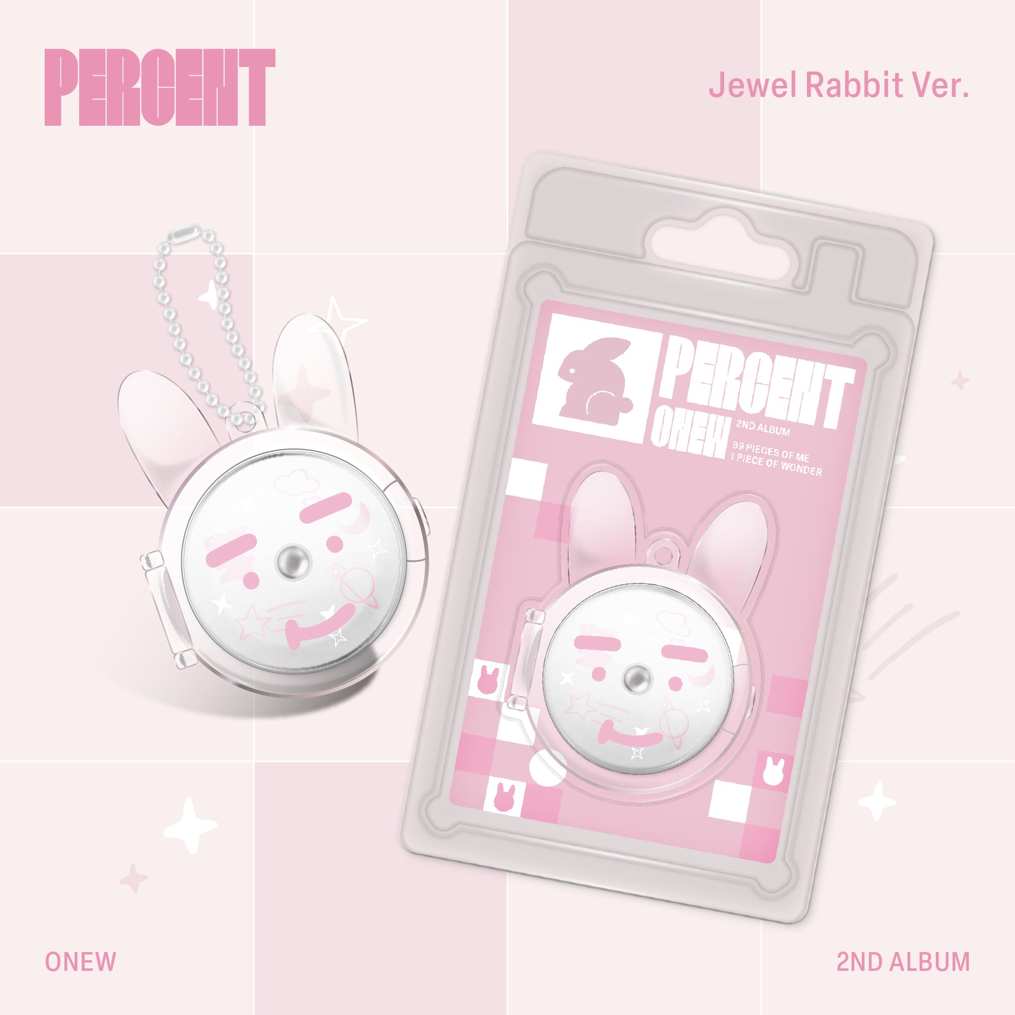 ONEW 2ND ALBUM 'PERCENT' (Jewel Rabbit Ver.)