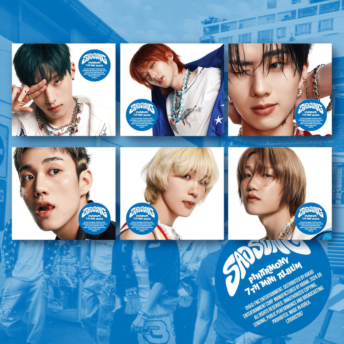 P1Harmony SAD SONG (DIGIPACK VER.) (Random)