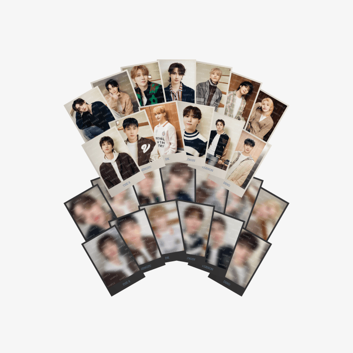 SEVENTEEN Instant Photo Card Set - SEVENTEEN in CARAT LAND 8th