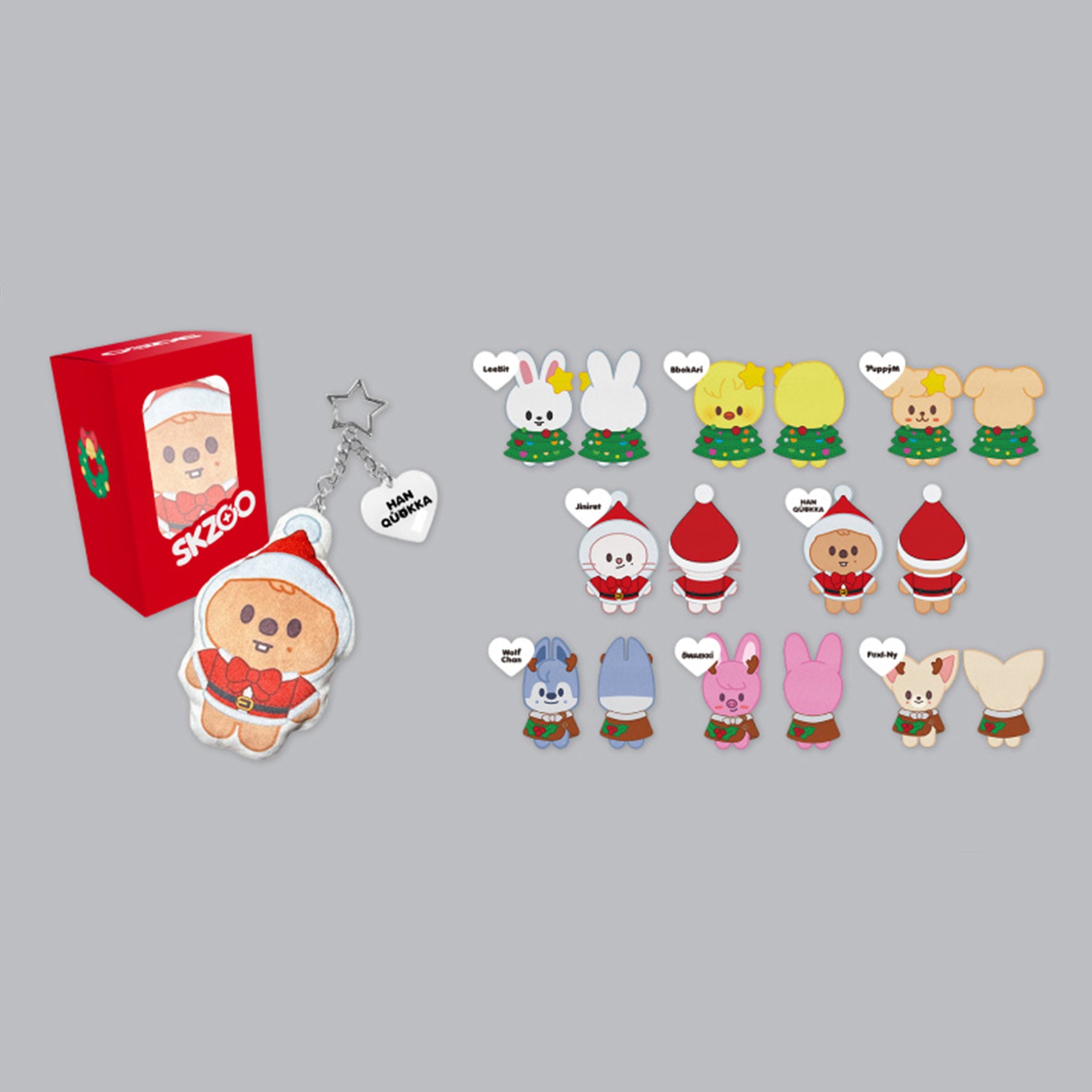 Stray Kids HOP POP-UP STORE MD 'SKZOO CUSHION KEYRING'