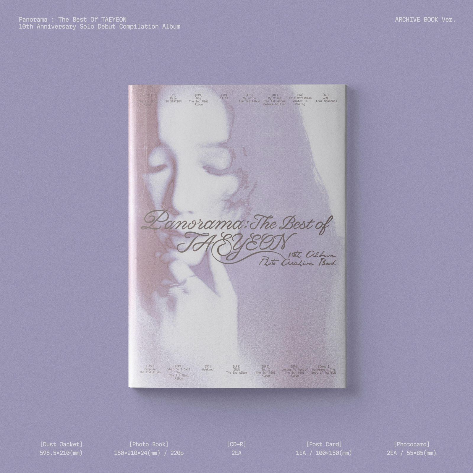 TAEYEON Panorama : The Best of TAEYEON (ARCHIVE BOOK Ver.)