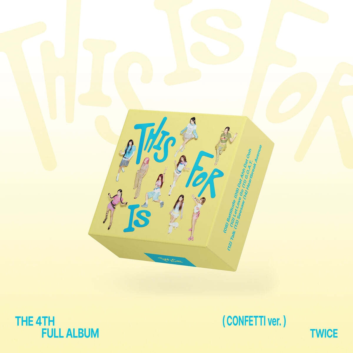 TWICE 4th Full Album THIS IS FOR (CONFETTI ver.)