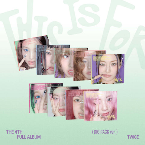 TWICE 4th Full Album THIS IS FOR (DIGIPACK ver.)