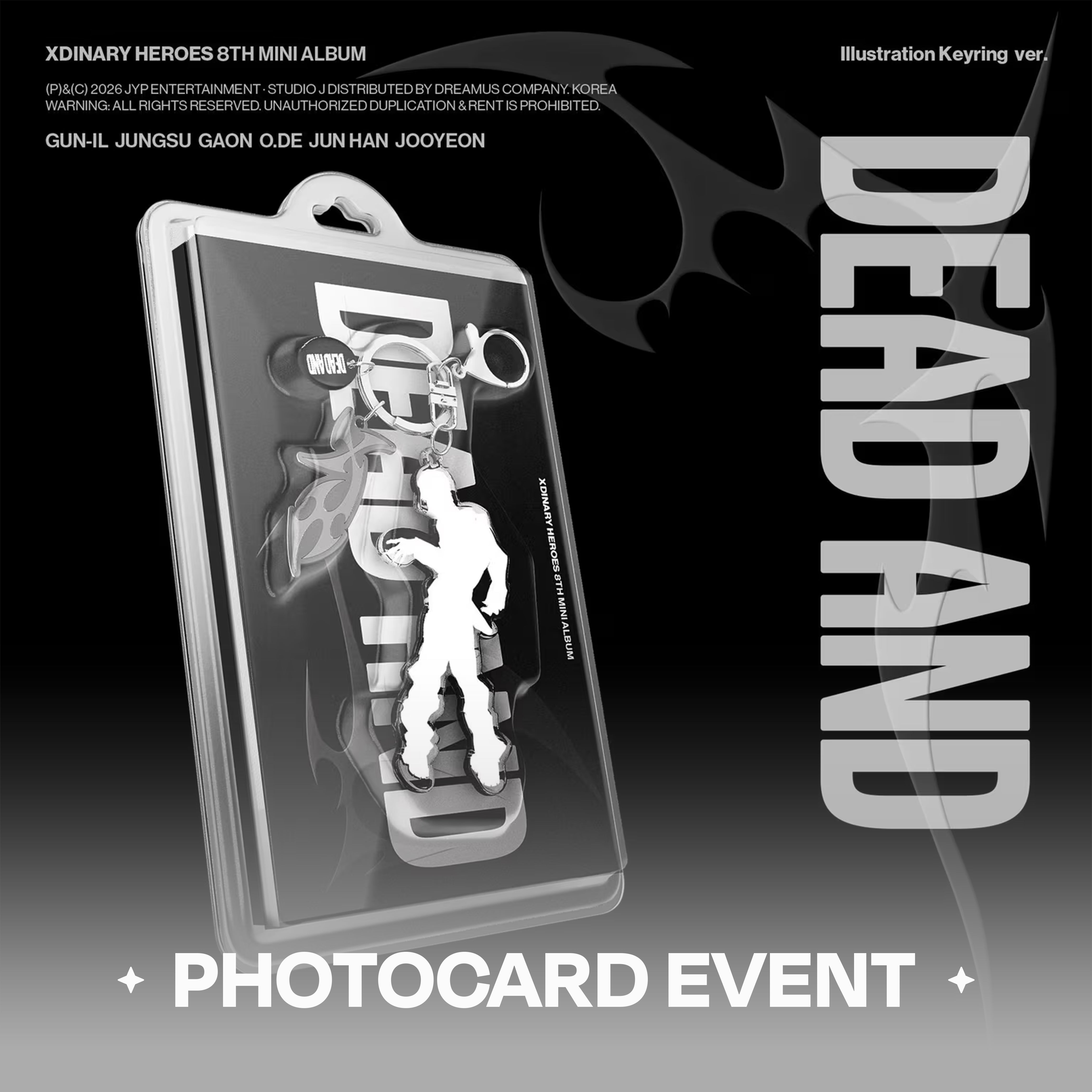 Xdinary Heroes - DEAD AND (Illustration Keyring ver.) – Copenhagen