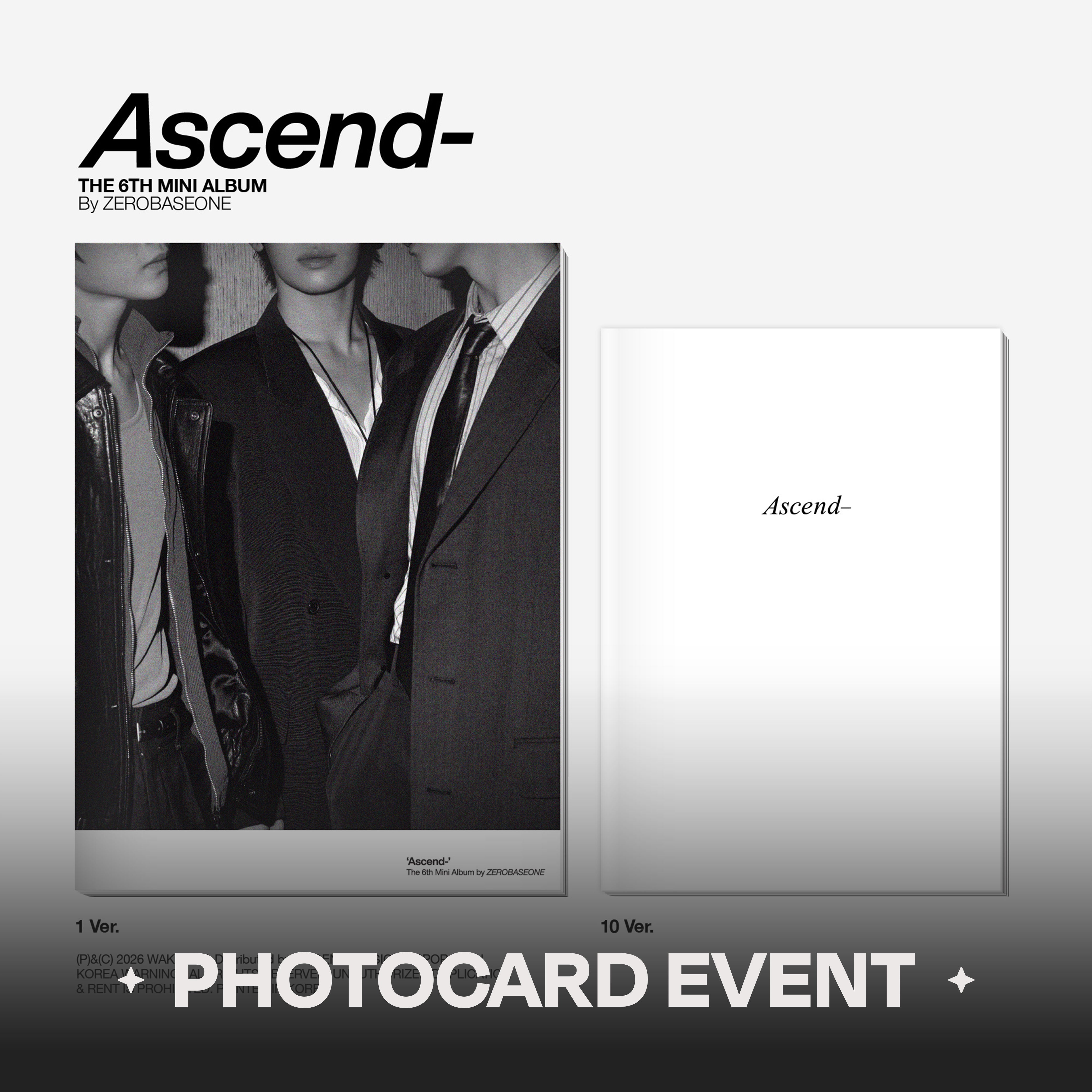 ZEROBASEONE - Ascend- (Photobook Ver.)