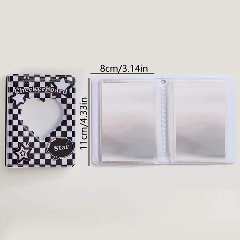 Checkered Photocard Collect Book