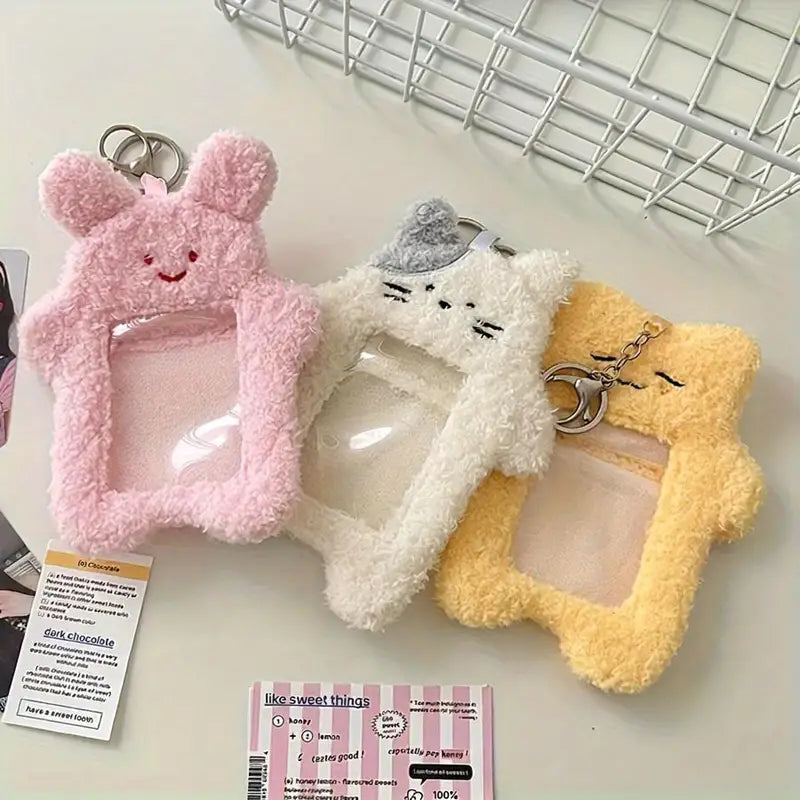 Animal Plush Photocard Holder