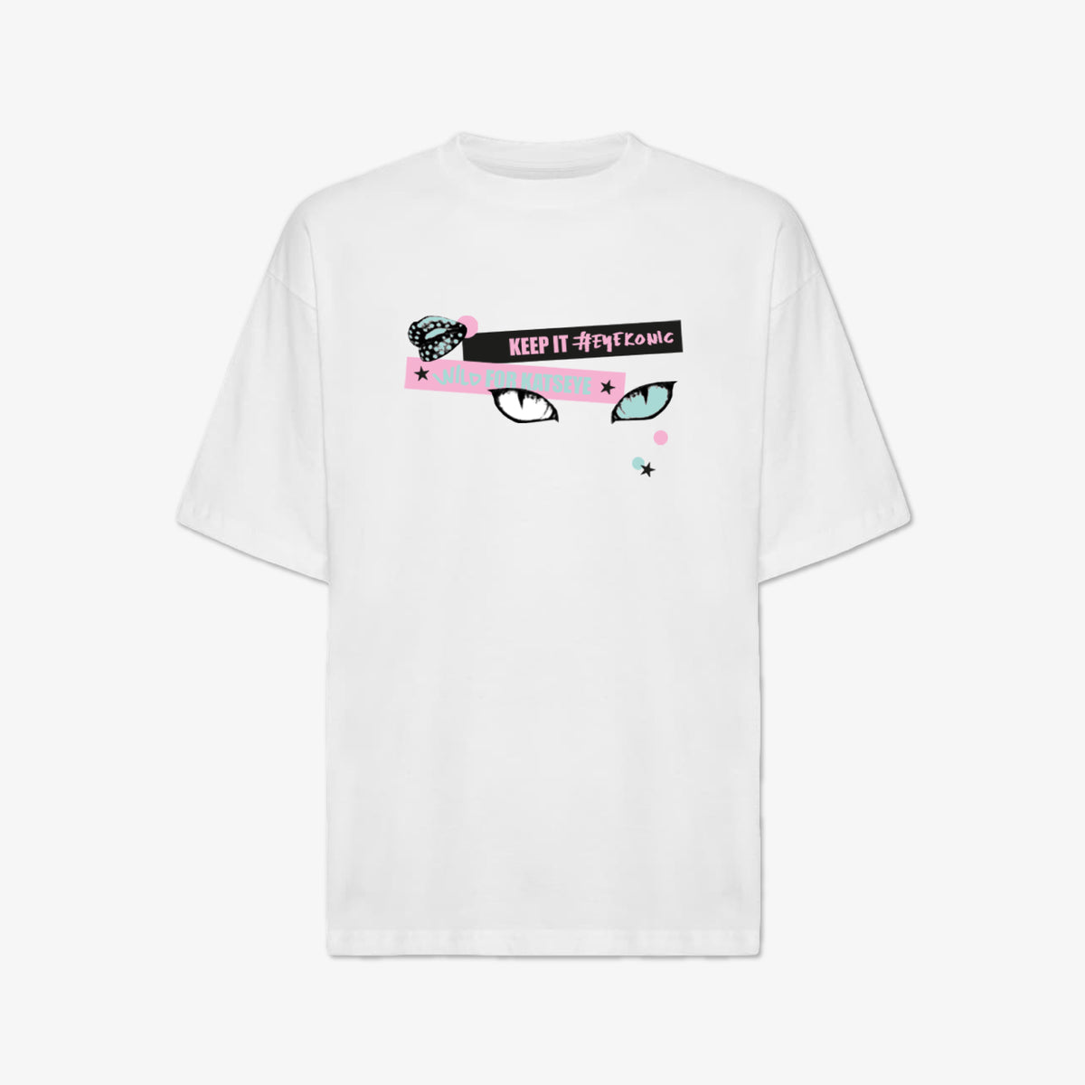 KATSEYE WILD MD - WHITE T-SHIRT