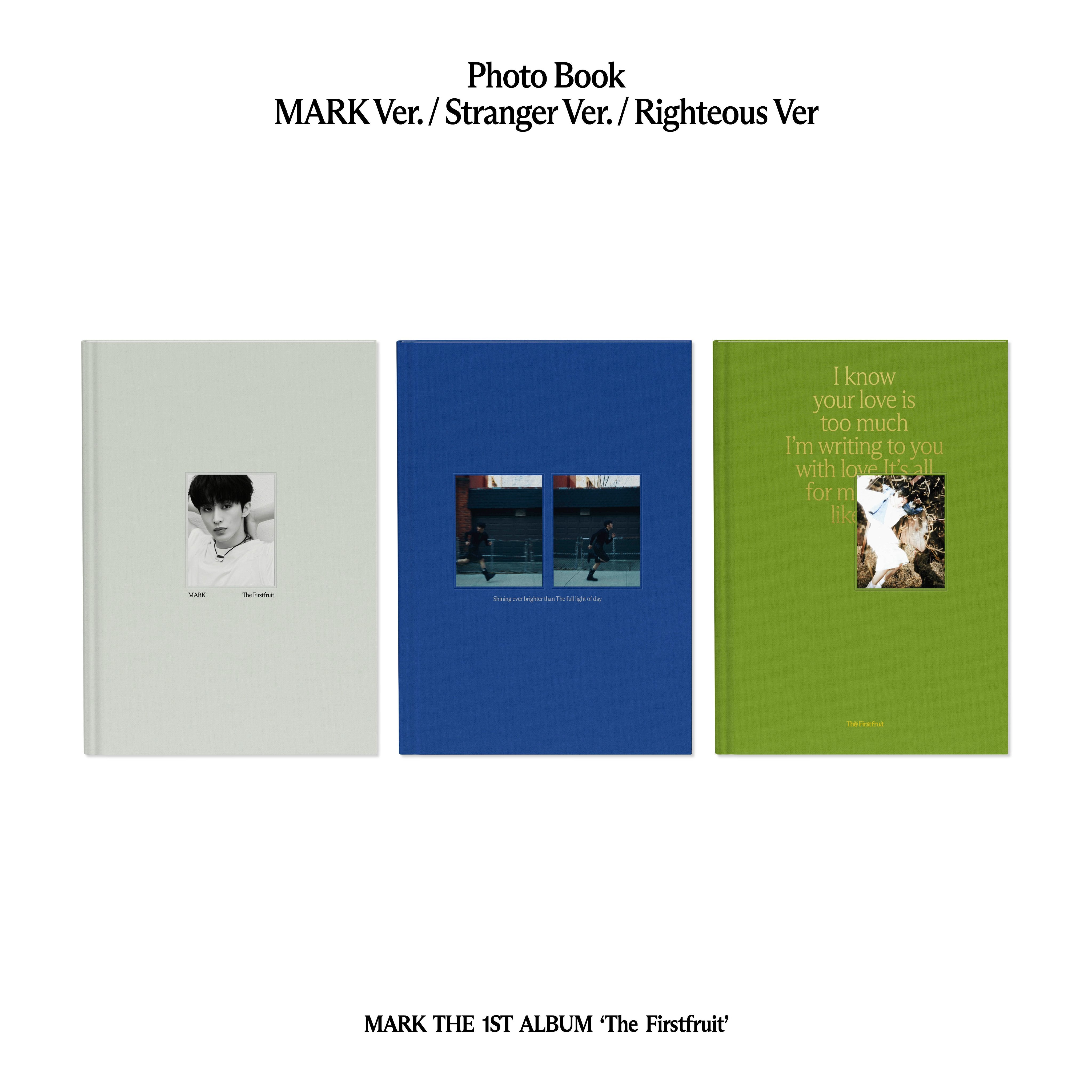 NCT マーク The First Fruits photobook MARK (NCT) 'The Firstfruit' (Photobook Ver.) – Copenhagen Kpop