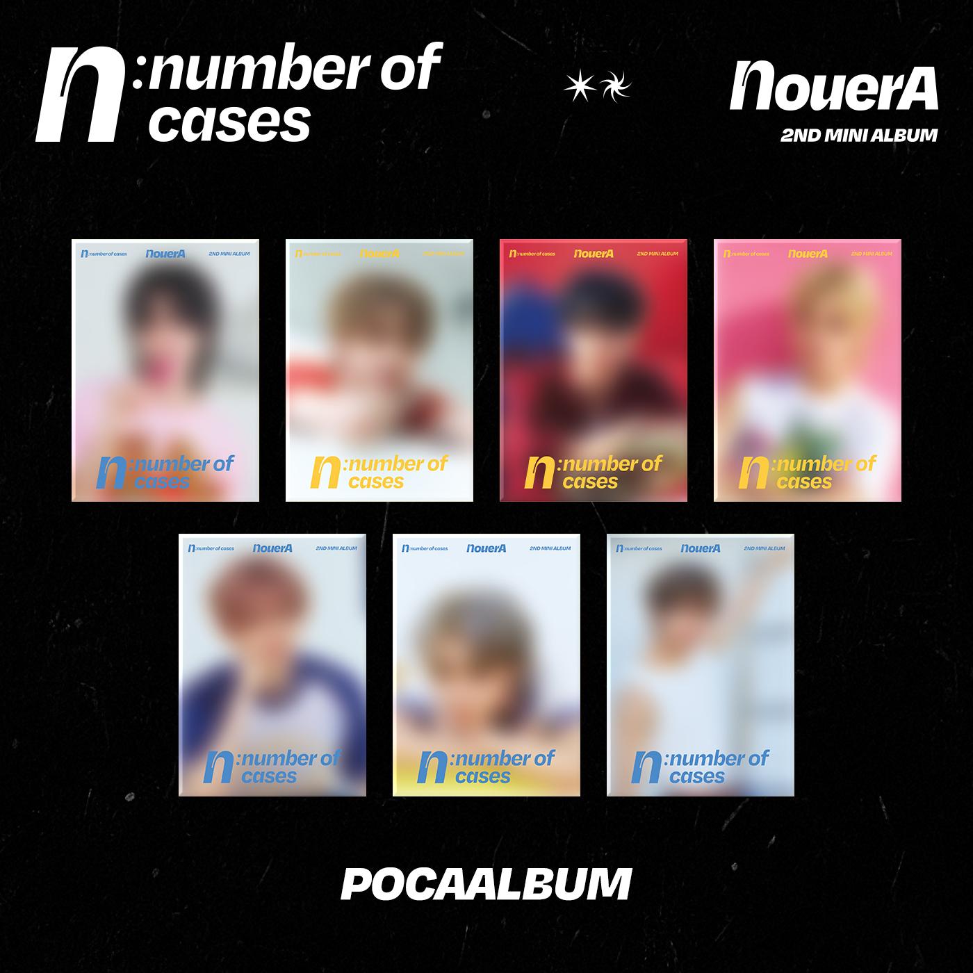 NouerA n: number of cases (POCAALBUM)