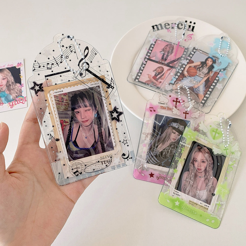 Music notes Clear Photocard holder