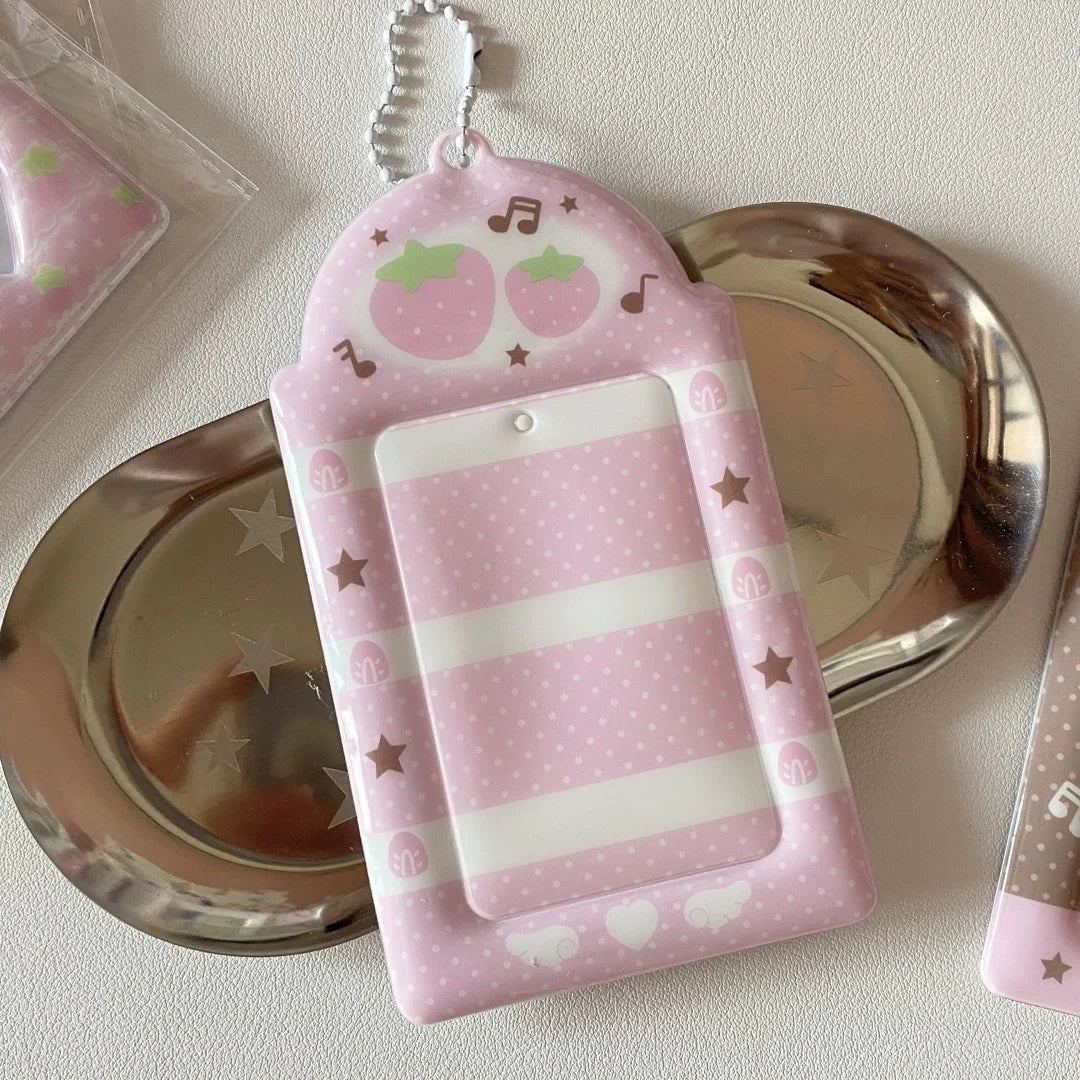 Brown and Pink Photocard Holder