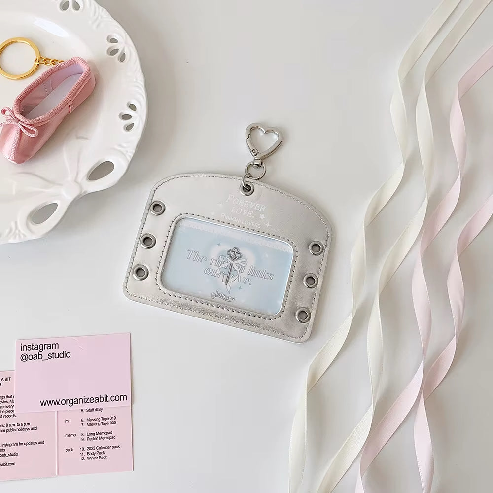 Ribbon Silver Photocard holder