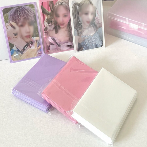 50pcs Photocard Sleeves 61x91mm
