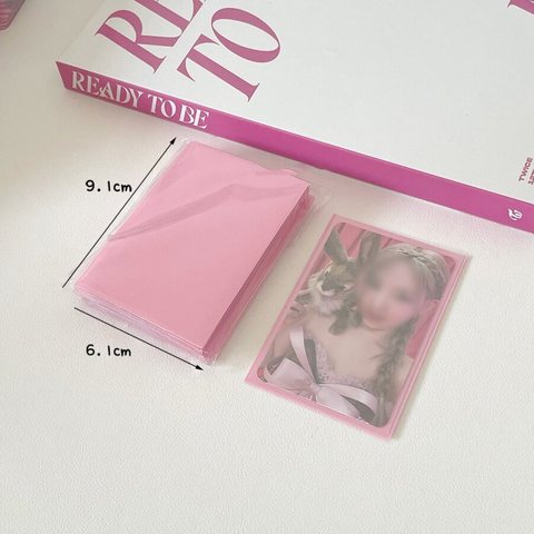 50pcs Photocard Sleeves 61x91mm