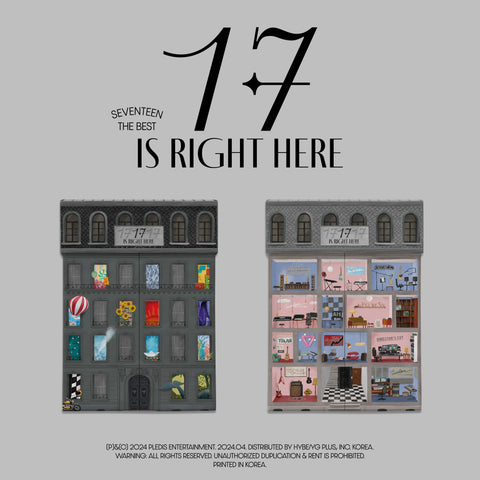 SEVENTEEN BEST ALBUM ‘17 IS RIGHT HERE’
