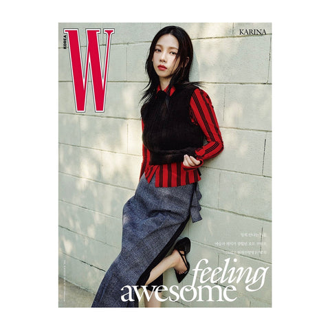 W VOLUME 8 AUGUST 2024 (KARINA, JAEHYUN)