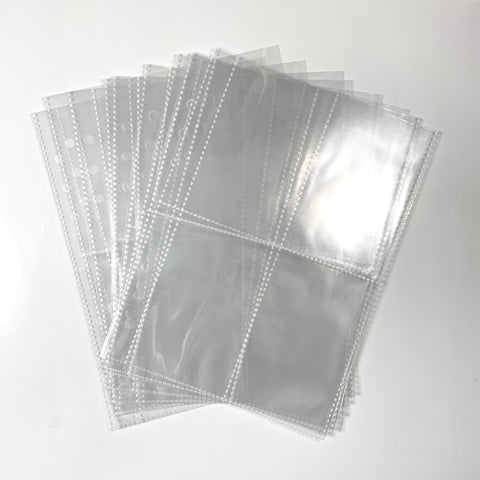 10 pcs A5 4-pocket pages
