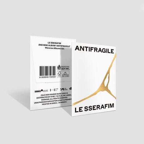 LE SSERAFIM ANTIFRAGILE (Weverse Albums Ver.)