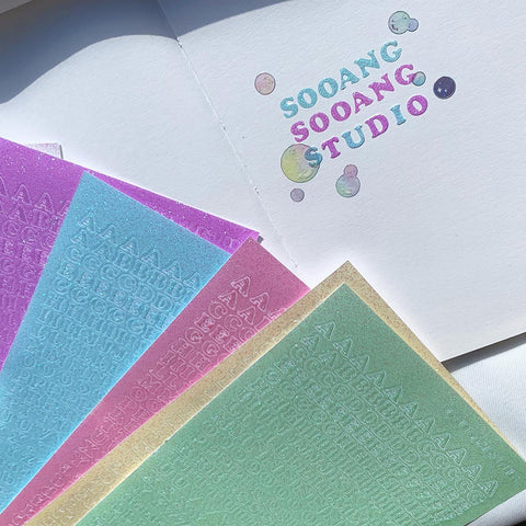 SOOANG STUDIO sherbet alphabet