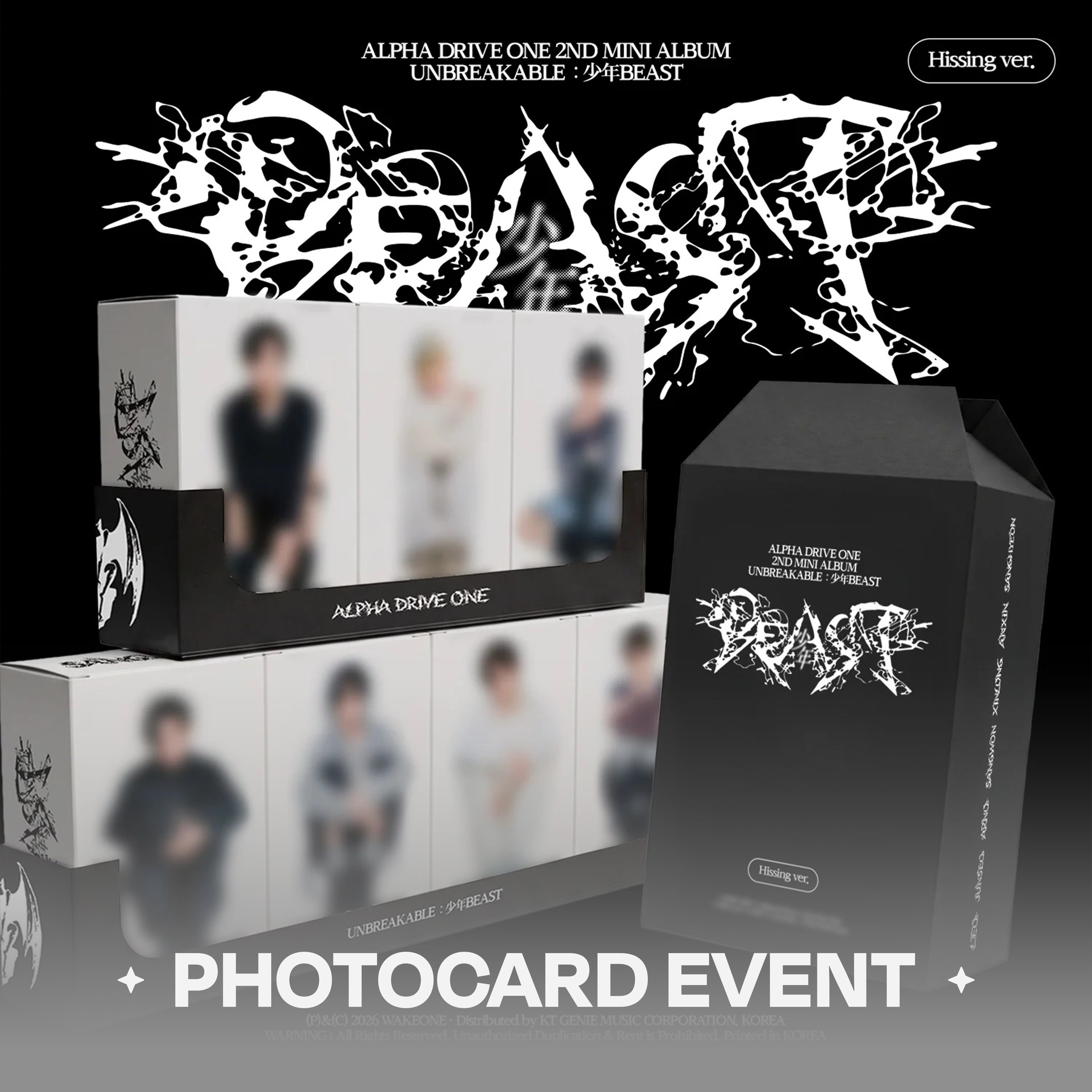 [PRE-ORDER] ALPHA DRIVE ONE - UNBREAKABLE : 少年BEAST (Hissing Ver.)