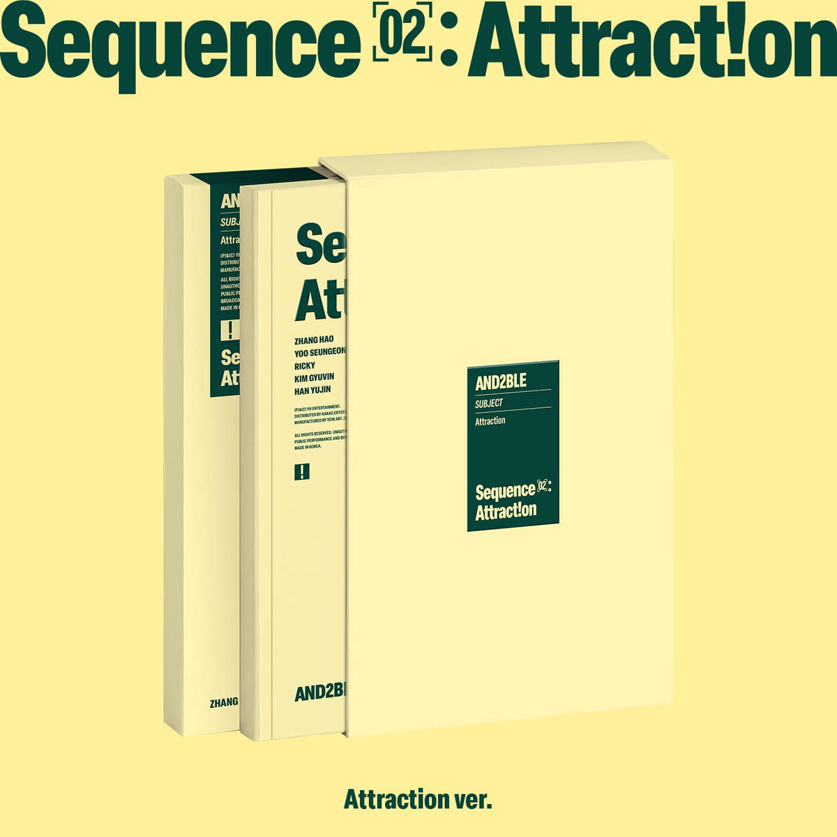 [PRE-ORDER] AND2BLE - Sequence 02: Attraction