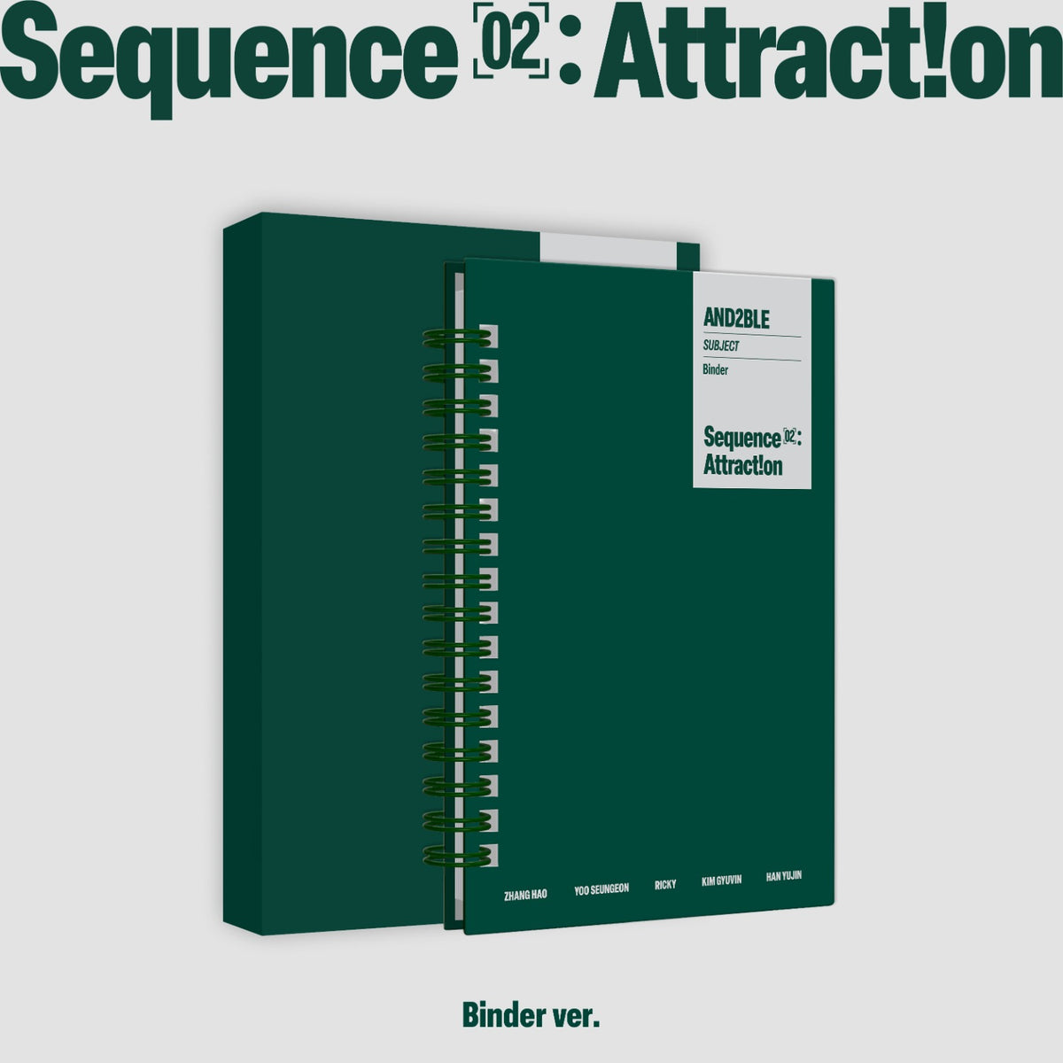 [PRE-ORDER] AND2BLE - Sequence 02: Attraction (Binder Ver.)
