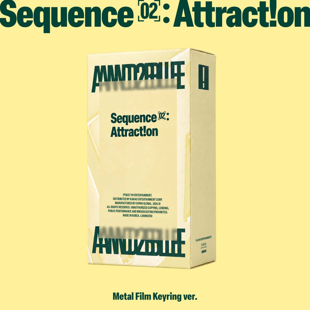 [PRE-ORDER] AND2BLE - Sequence 02: Attraction (Metal Film Keyring Ver.)
