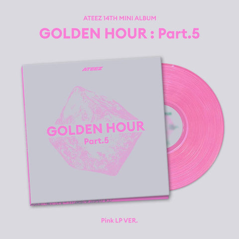 [PRE-ORDER] ATEEZ - GOLDEN HOUR : Part.5 (Pink LP VER.)
