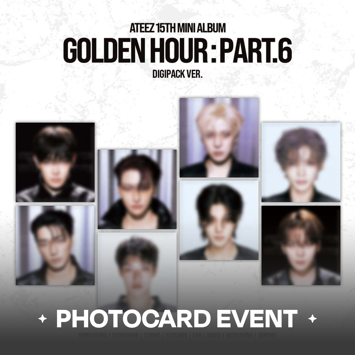 [PRE-ORDER] ATEEZ - GOLDEN HOUR : Part.6 (DIGIPACK VER.)