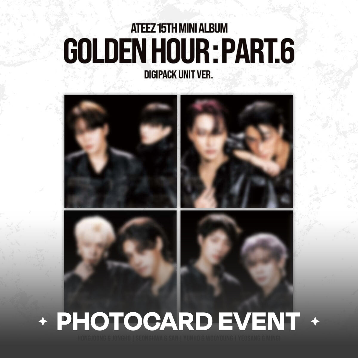 [PRE-ORDER] ATEEZ - GOLDEN HOUR : Part.6 (DIGIPACK UNIT VER.)