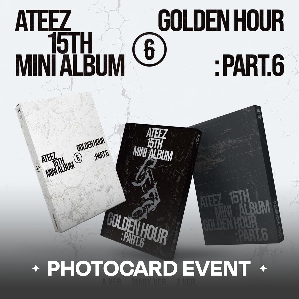 [PRE-ORDER] ATEEZ - GOLDEN HOUR : Part.6