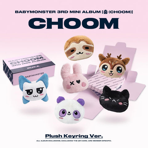 [PRE-ORDER] BABYMONSTER - 춤 (CHOOM) (Plush Keyring Ver.)