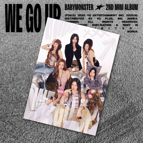 [PRE-ORDER] BABYMONSTER 'WE GO UP' POSTCARD Ver.