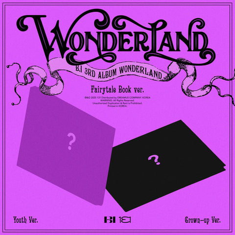[PRE-ORDER] B.I WONDERLAND (Fairy tale Ver.)