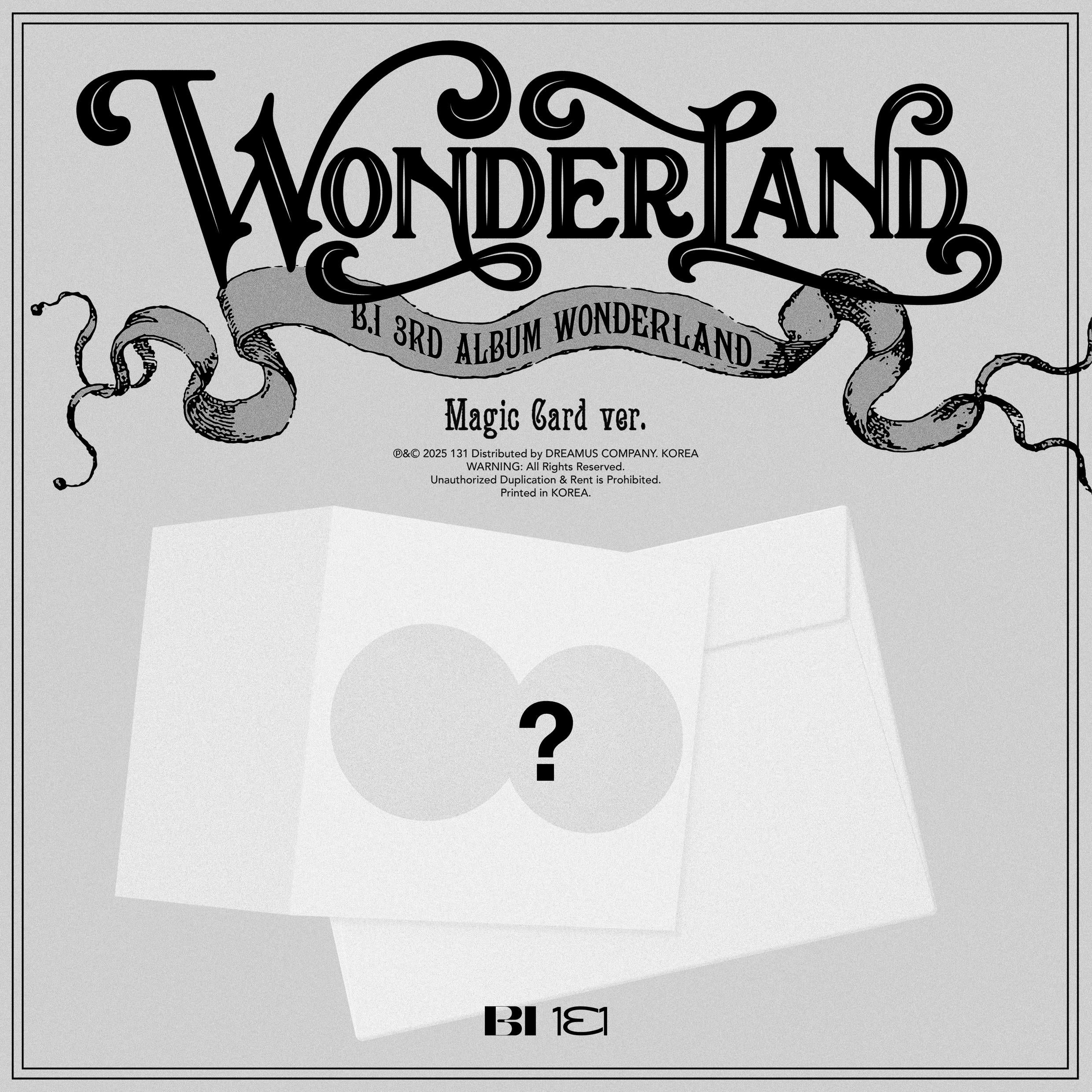 B.I WONDERLAND (Magic card Ver.)