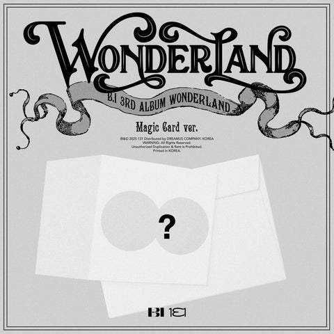 [PRE-ORDER] B.I WONDERLAND (Magic card Ver.)