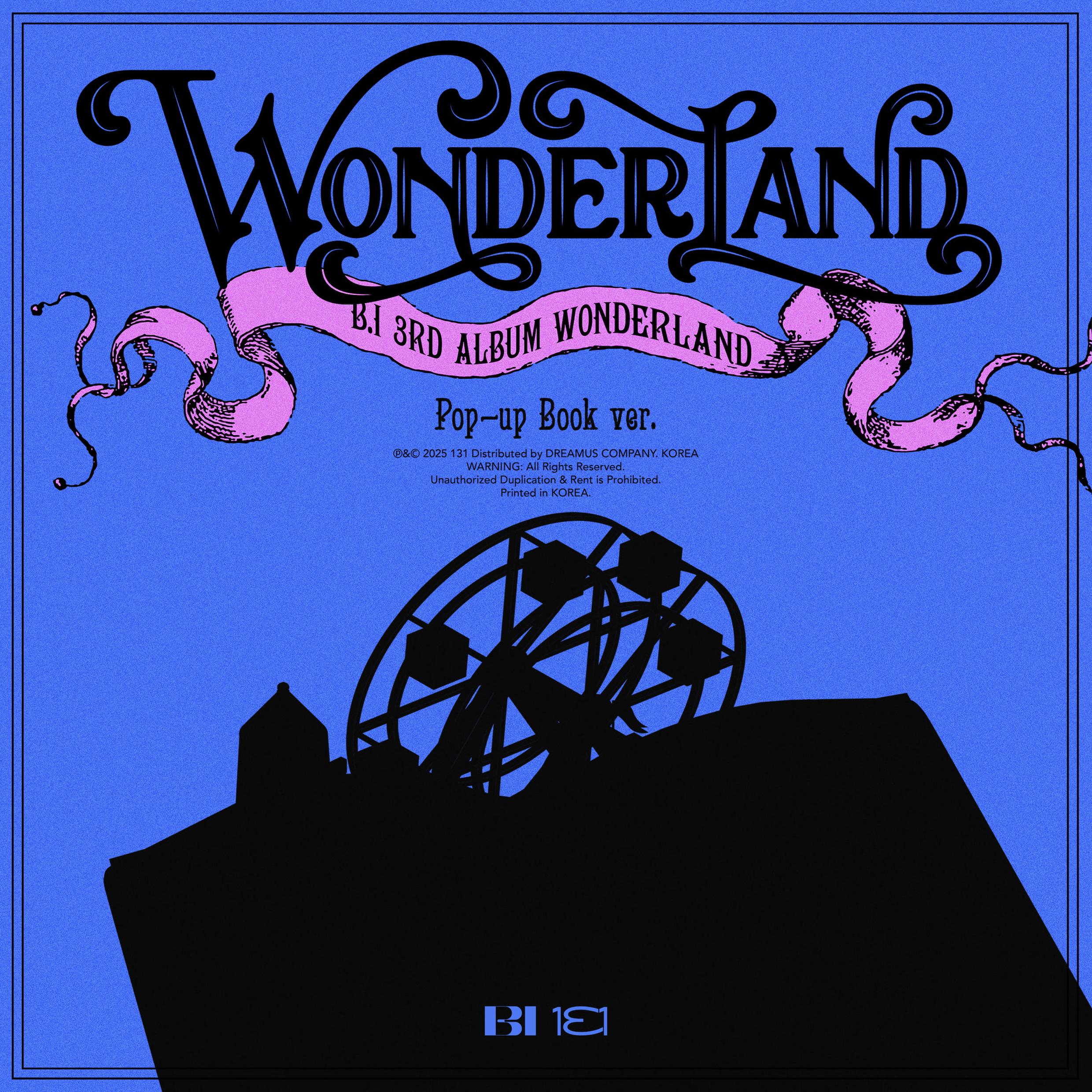 B.I WONDERLAND (Pop-up book Ver.)