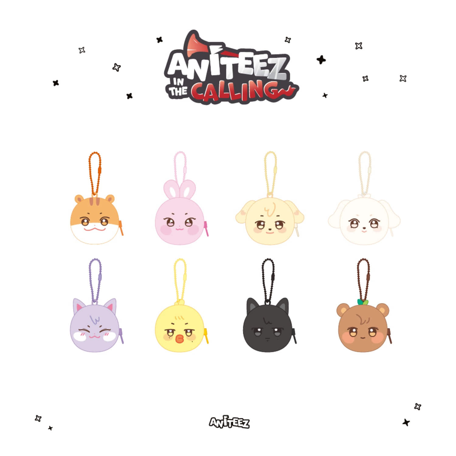 ATEEZ - ANITEEZ IN THE CALLING MD BACKPACK POUCH KEYRING