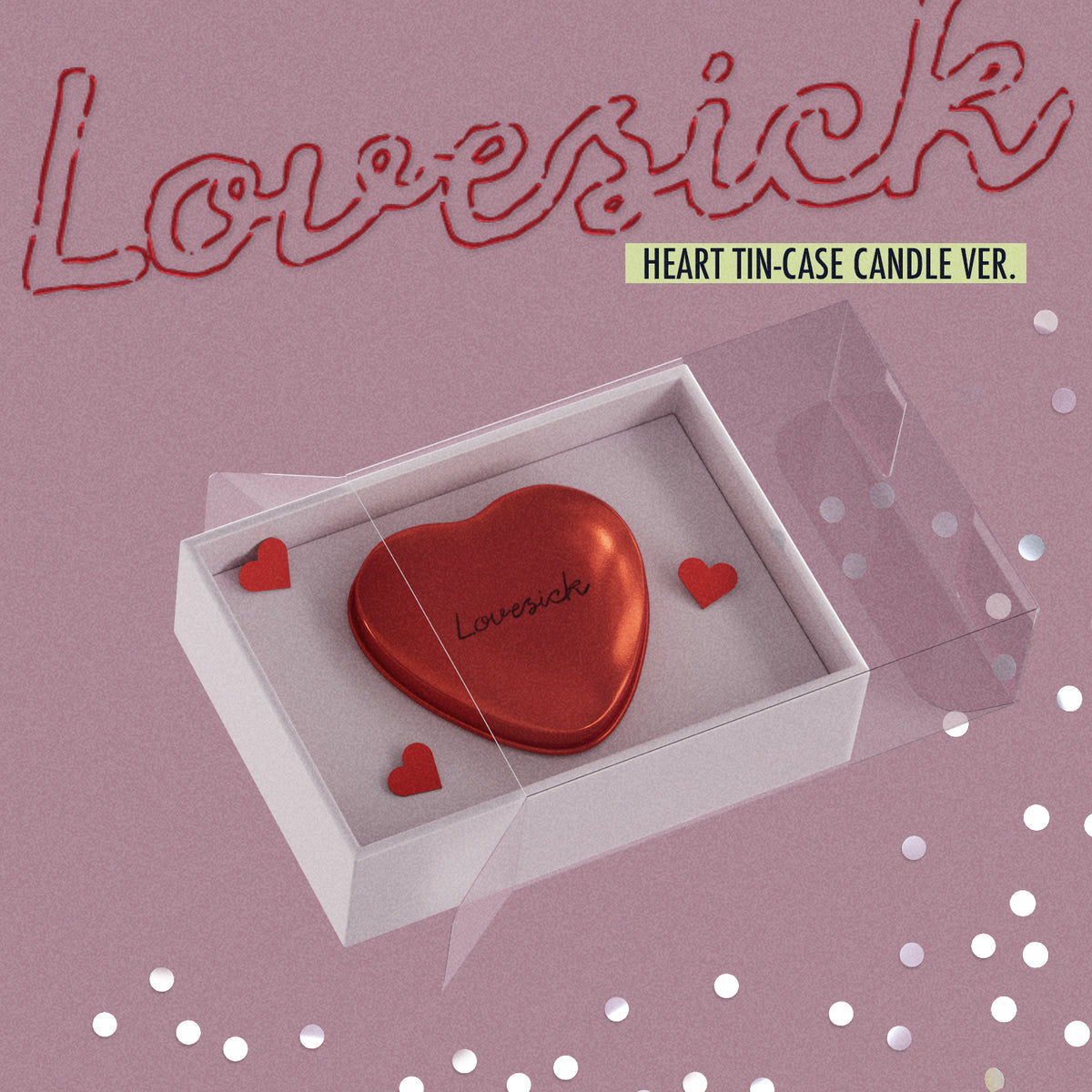 [PRE-ORDER] CHAERYEONG (ITZY) - Lovesick (HEART TIN-CASE CANDLE Ver.)