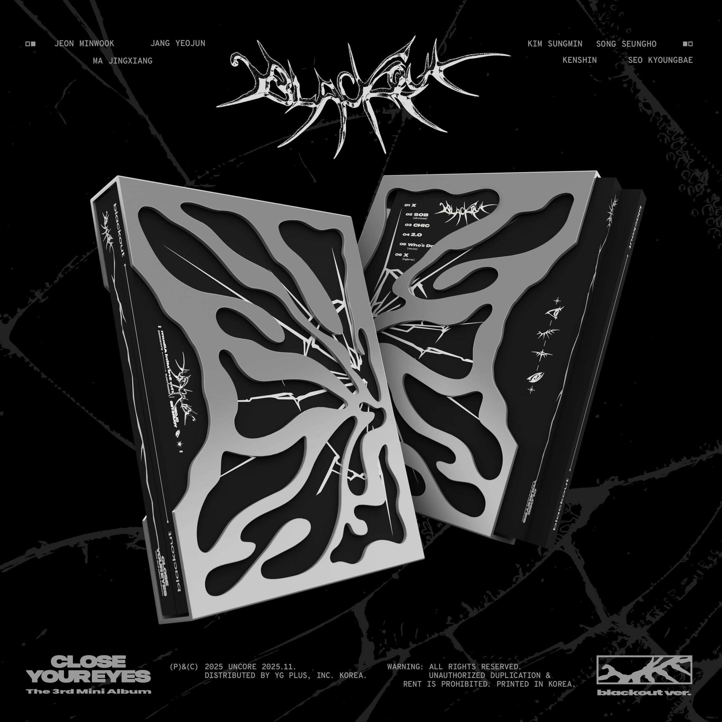 CLOSE YOUR EYES blackout (blackout ver.)