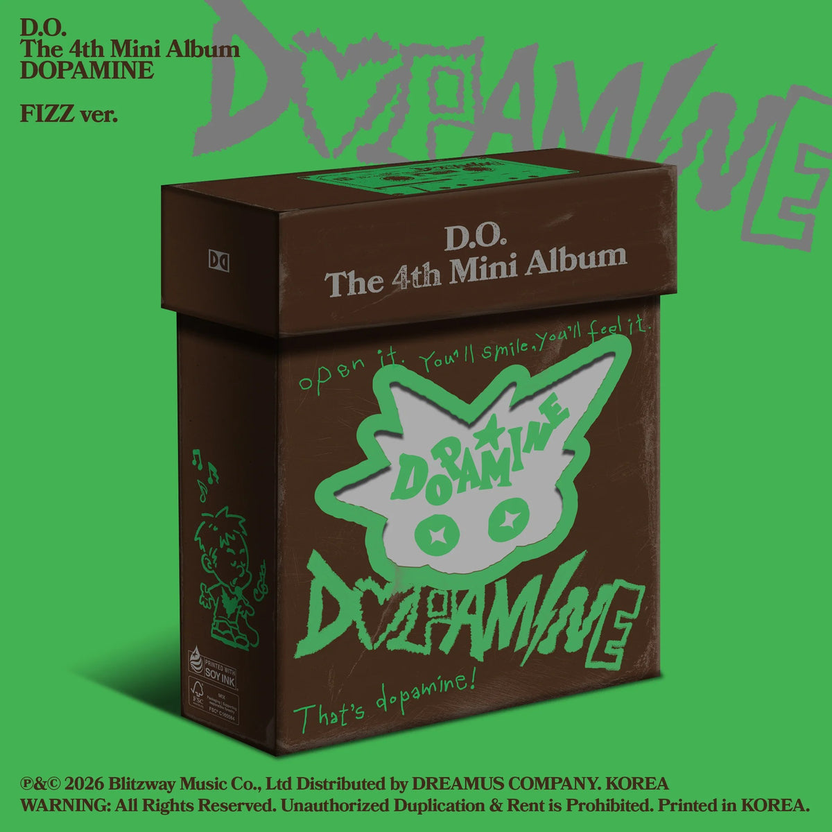 [PRE-ORDER] D.O. (EXO) - DOPAMINE (FIZZ ver.)